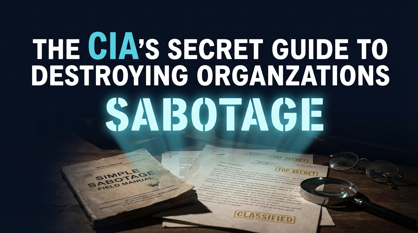 Simple Sabotage Field Manual